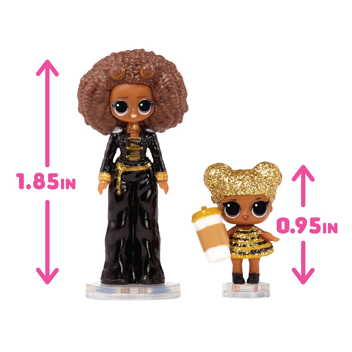 MGA Entertainment Miniature Collection with Collectible Dolls, Miniature OMG Fashion Doll, Miniature LOL Doll, Miniature Dolls, Accessories, Limited Edition Doll, Mini Packaging - Gift Girls Age 4+