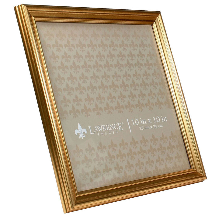 Lawrence 536210 10x10 Sutter Burnished Gold Picture Frame