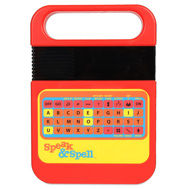 Speak & Spell Electronic Game - Educational Learning Toy, Spelling Games, 80s Retro Handheld Arcade, Autism Toys, Activity for Boys, Girls, Toddler, Ages 7+ Speak & Spell