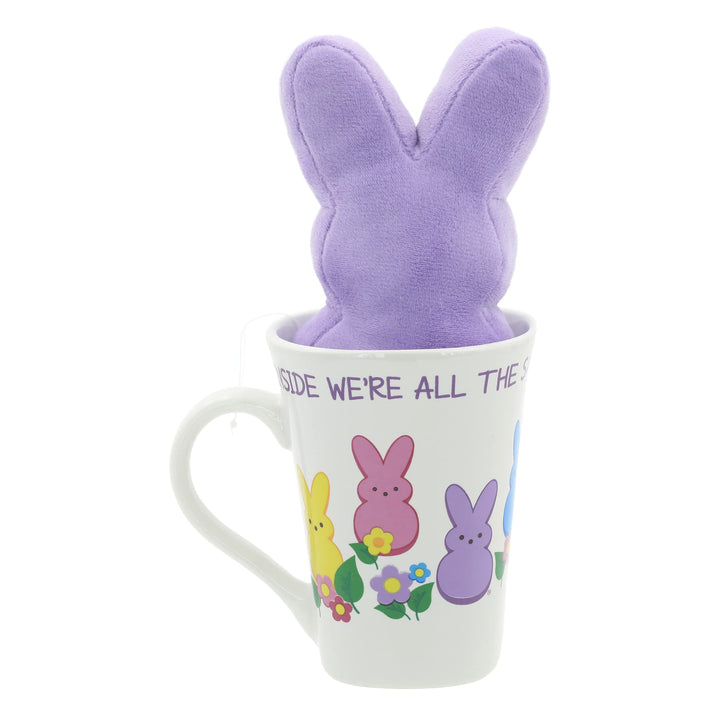 Animal Adventure Peeps Collectible 6" Peeps Plush and Mug Giftset Purple Peep in a 15oz Mug Mug and Plush