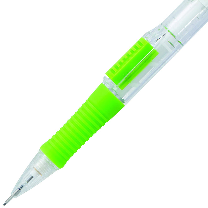 Pentel QUICK CLICK Mechanical Pencil (0.7mm), Green Barrel, Box of 12 Pencils (PD217D) 0.7mm 12 Count (Pack of 1)