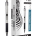 Zebra Pen F-301 Retractable Ballpoint Pen, Stainless Steel Barrel, Fine Point, 0.7mm, Black Ink, (Pack of 12)