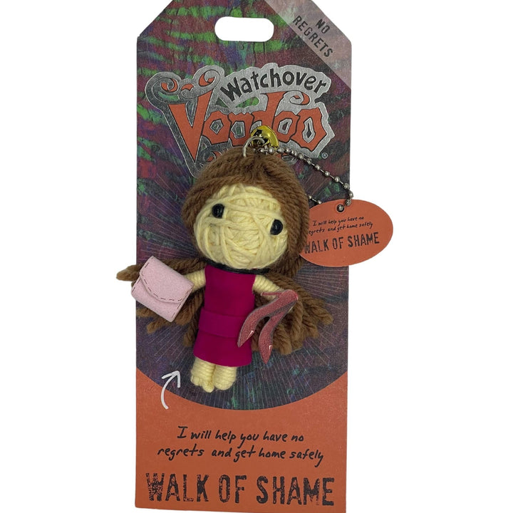 Watchover Voodoo 3-Inch Walk of Shame Keychain - Handcrafted Gift to Bring Good Luck and Positivity Everywhere You Go