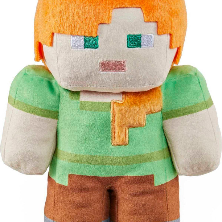 Minecraft Basic Plush Character Soft Dolls, Video Game-Inspired Collectible Toy Gifts for Kids & Fans Ages 3 Years Old & Up