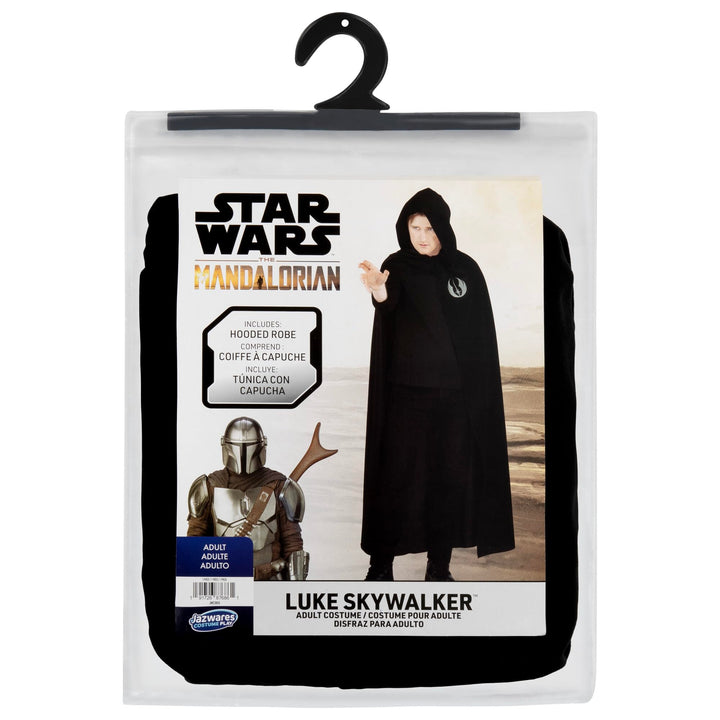 STAR WARS Luke Skywalker Official Adult Halloween Costume Accessory - Hooded Cloak with Republic Insignia