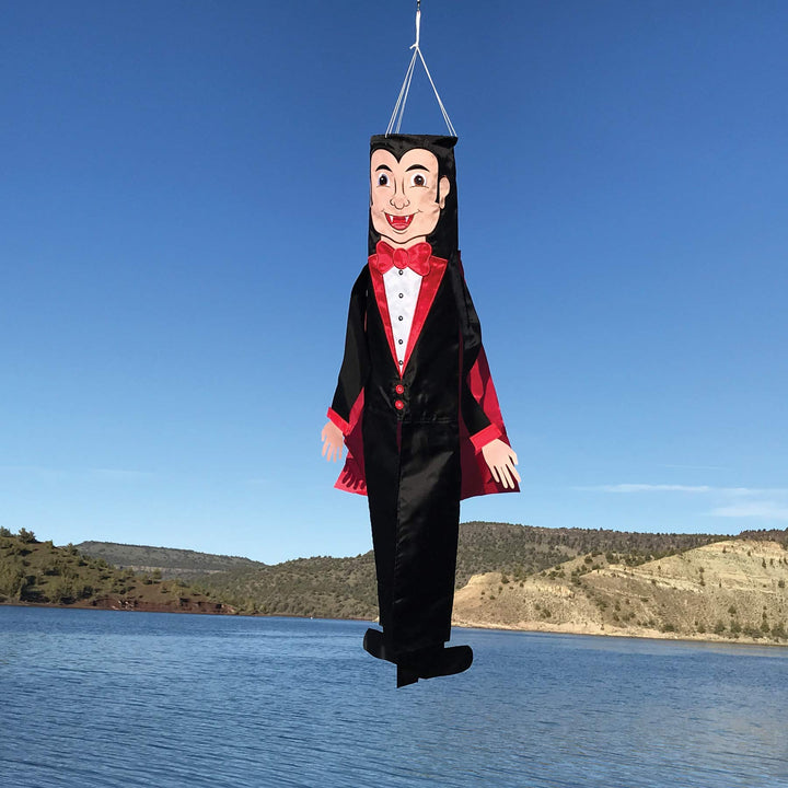 In the Breeze 5148 Dracula 40-Inch Buddy Windsock-Outdoor Halloween Decoration 40" Dracula