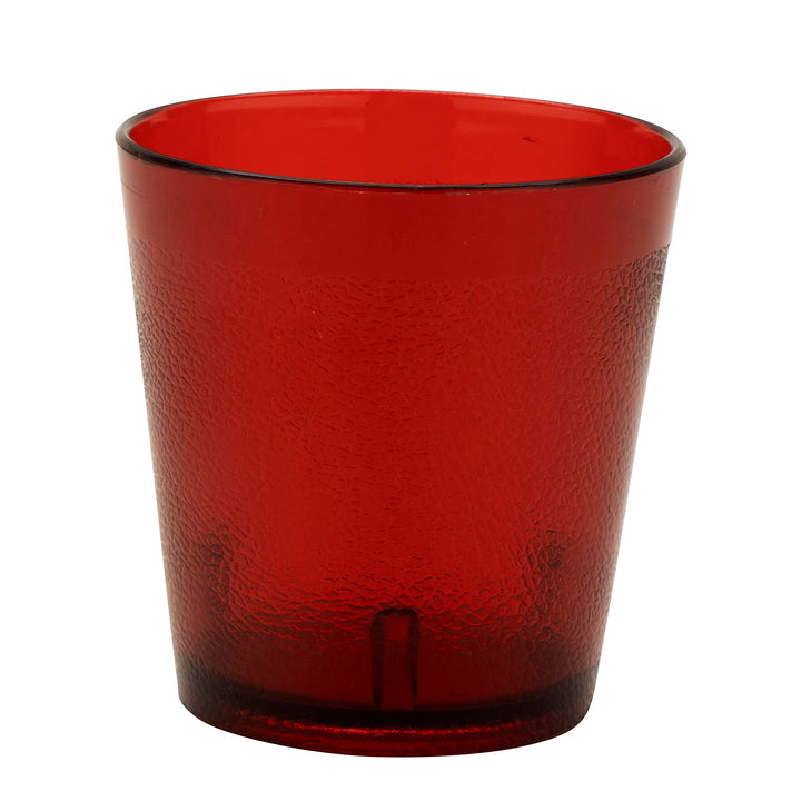 G.E.T. 6608-1-R-EC Heavy-Duty Plastic Restaurant Tumblers, 8 Ounce, Red (Set of 4)