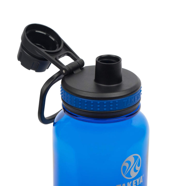 Takeya Tritan Sports Water Bottle with Spout Lid, 40 oz, Ocean