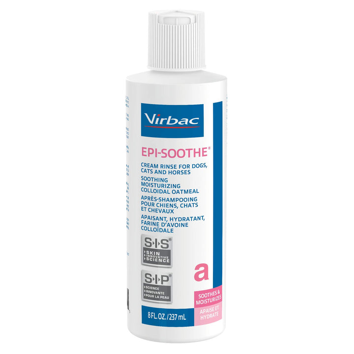 Virbac Epi-Soothe Cream Rinse Pet Conditioner For Dogs, Cats & Horses (8 oz) - For Dry or Sensitive Skin 8 Oz
