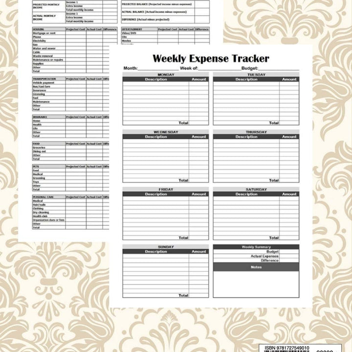 2019-2020 Monthly Budget Planner: Personal Finance Journal Planning Organizer ,With Weekly Expense Tracker (Gift)