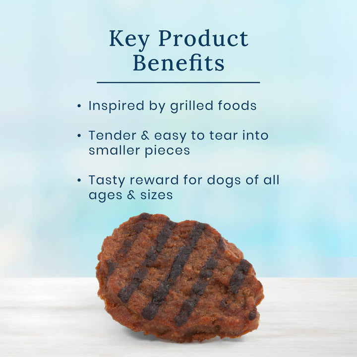 Blue Buffalo Nudges Grillers Natural Dog Treats, Beef, 16oz Bag