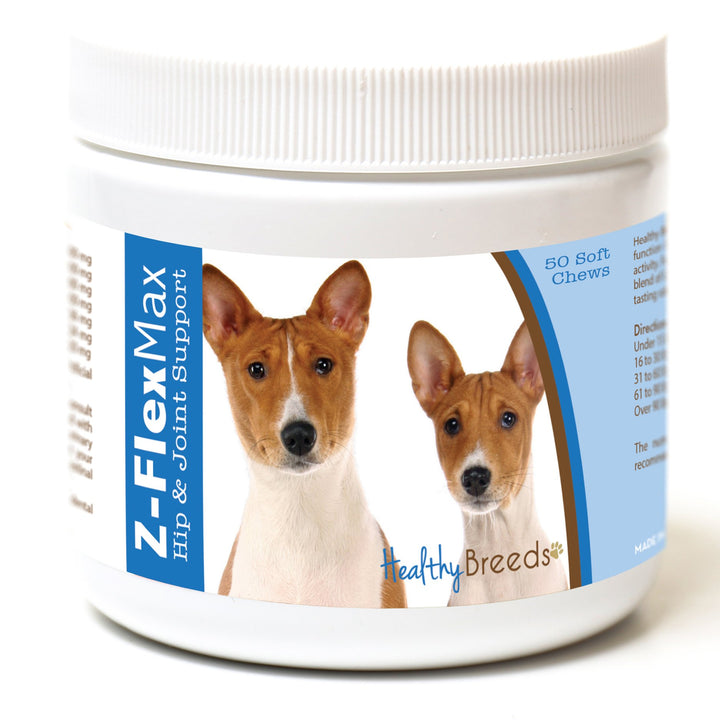 Healthy Breeds Basenji Z-Flex Max Hip and Joint Soft Chews 50 Count