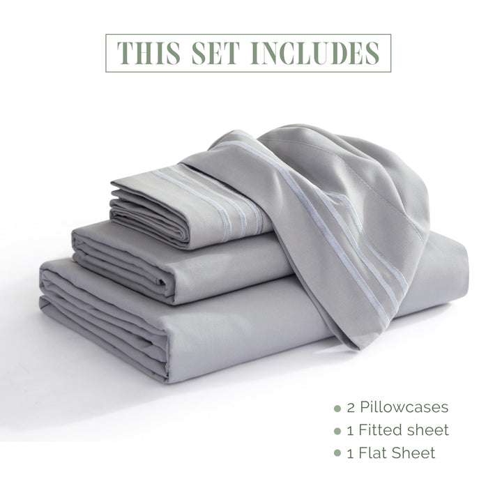 Elegant Comfort Luxury 1500 Premium Hotel Quality Microfiber 4-Piece Sheet Set - Soft, All Around Elastic 18-24 Inches Deep Fitted Sheet - Extra Deep Pocket Sheets, Full, Sage/Green Full - EXTRA DEEP Pocket