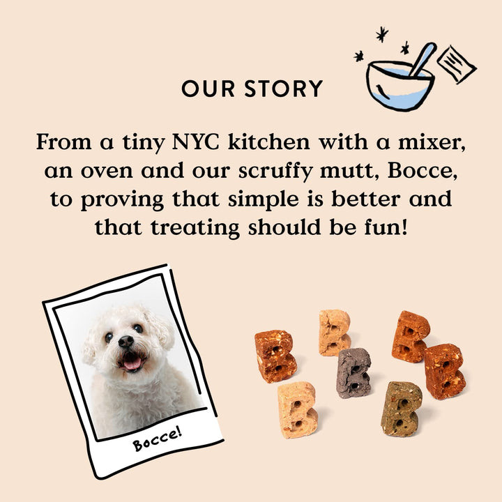 Bocce's Bakery - The Everyday Menu: Wheat Free, Soft & Chewy Dog Treats, 6 oz Duck & Blueberry 6 Ounce (Pack of 1)