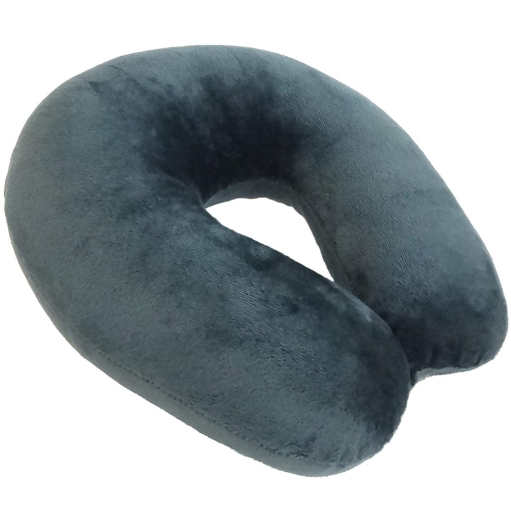 Cozy Soft Microfiber Neck Pillow, Adult, Charcoal