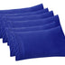 Elegant Comfort 6-PACK Solid Pillowcases 1500 Thread Count Egyptian Quality - Easy Care, Smooth Weave, Wrinkle and Stain Resistant, Easy Slip-On, 6-Piece Set, King Pillowcase, Royal Blue