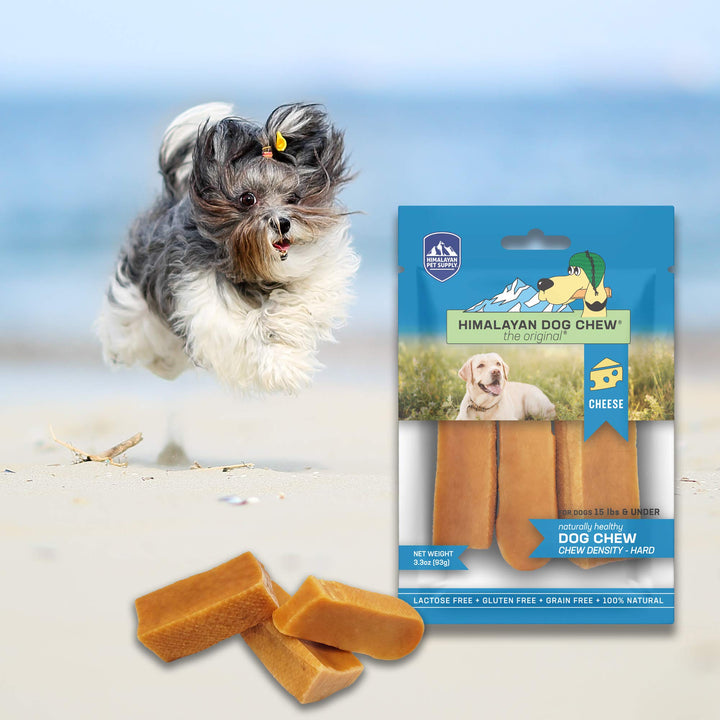 Himalayan Dog Chew Original Yak Cheese Dog Chews, 100% Natural, Long Lasting, Gluten Free, Healthy & Safe Dog Treats, Lactose & Grain Free, Protein Rich, Small Dogs 15 Lbs & Smaller, 3.3 oz