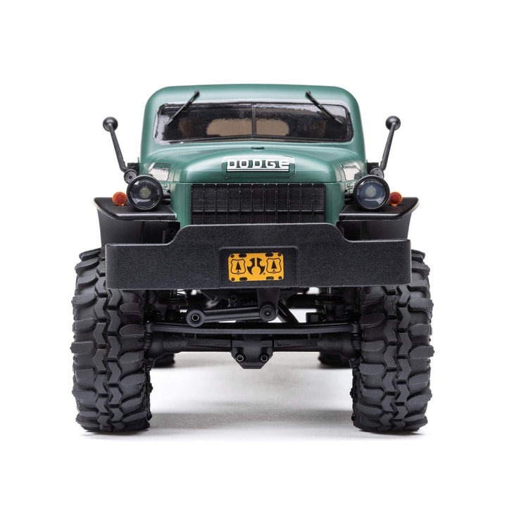 Axial RC Truck SCX24 40's 4 Door Dodge Power Wagon Green 1/24 4 Wheel Drive-RTR(Everything Needed to Run Included) AXI00007T2