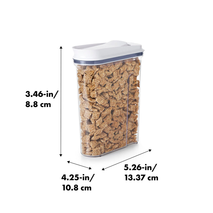 OXO Good Grips Airtight POP Large Cereal Dispenser (4.5 Qt),White 4.5 Qt - Bulk Cereal