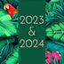 2023-2024 Monthly Planner: Tropical Cover Calendar and Schedule Organizer from Jan 2023 to Dec 2024. Large Two Year Calendar Planner with Goals, To do ... more! 2023-2024 Planner with Federal Holidays