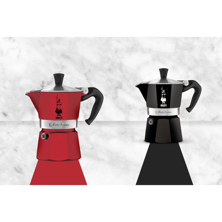 Bialetti - Moka Express: Iconic Stovetop Espresso Maker, Makes Real Italian Coffee, Moka Pot 3 Cups (4.3 Oz - 130 Ml), Aluminium, Silver 3-Cup