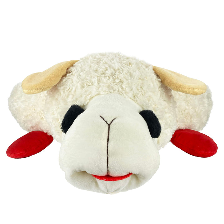 Multipet Lamb Chop Bed for Dogs, White, 27.0" L x 18.5" W x 5.5" Th 27.0"L x 18.5"W x 5.5"Th Soft Dog Bed (White)