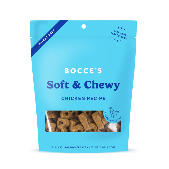 Bocce's Bakery - The Everyday Menu: Wheat Free, Soft & Chewy Dog Treats, 6 oz Duck & Blueberry 6 Ounce (Pack of 1)