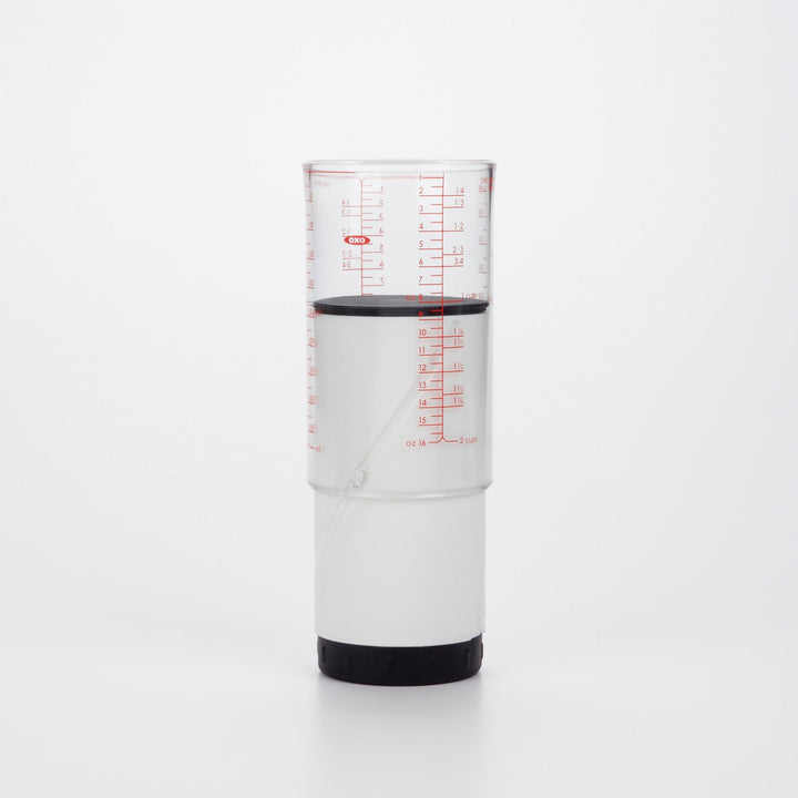 OXO Good Grips 2 Cup Adjustable Measuring Cup, Clear/Black 1 EA