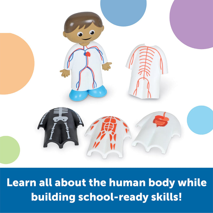 Learning Resources Skill Builders! Human Body Activity Set,1 Preschool Learning Activities, Preschool Science, Preschool Activity Book,Human Body Parts for Kids, Back to School,Ages 4+,7 Pieces