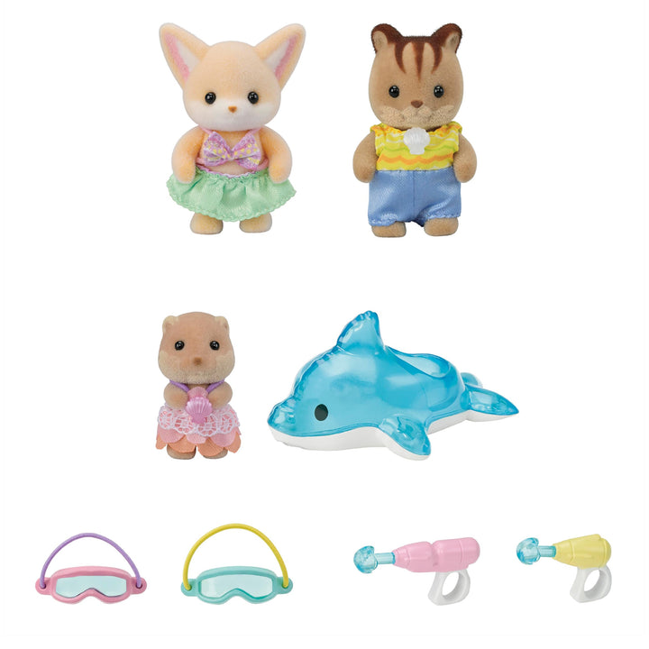 Calico Critters Nursery Friends - Pool Fun Trio Nursery Friends Pool Fun Trio