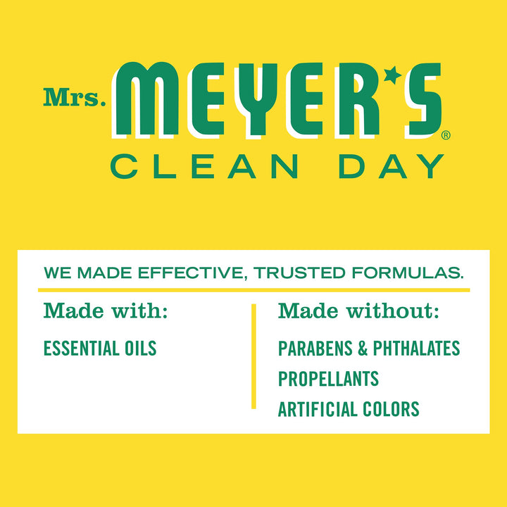 MRS. MEYER'S CLEAN DAY Room and Air Freshener Spray, Non-Aerosol Spray Bottle Infused with Essential Oils, Lemon Verbena, 8 fl. oz - Pack of 3 8 Fl Oz (Pack of 3)