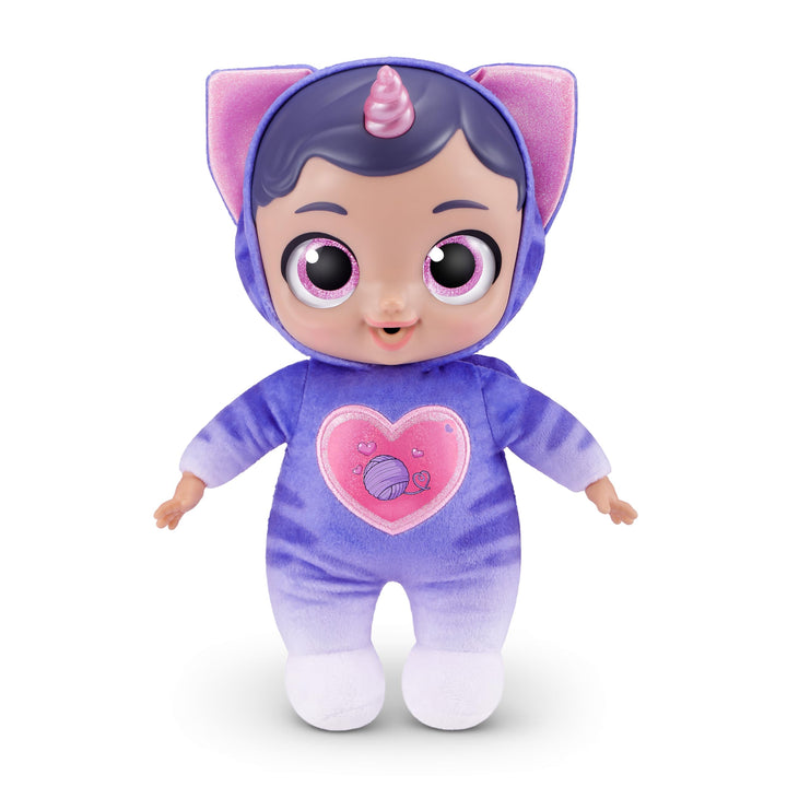 Babycorns Interactive Baby Doll Series 1 Large (Kitten) by ZURU with Lights and Sounds, Magical Babydolls, Surprise, Unboxing, Girls, Dolls, Story Kitten