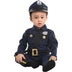 Amscan Cop Recuit Halloween Costume for Babies, 6-12 Months, with Hat and Attached Badge