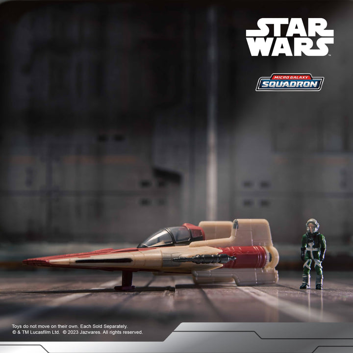 STAR WARS Micro Galaxy Squadron A-Wing Mystery Bundle - 3-Inch Light Armor Class Vehicle and Scout Class Vehicle with Micro Figure Accessories - Exclusive