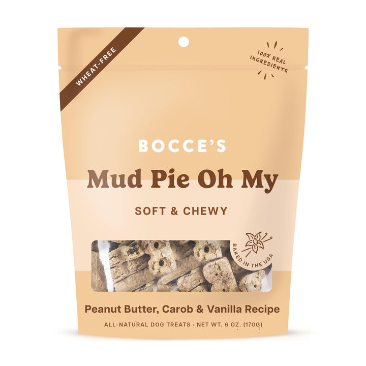 Bocce's Bakery - The Everyday Menu: Wheat Free, Soft & Chewy Dog Treats, 6 oz Duck & Blueberry 6 Ounce (Pack of 1)