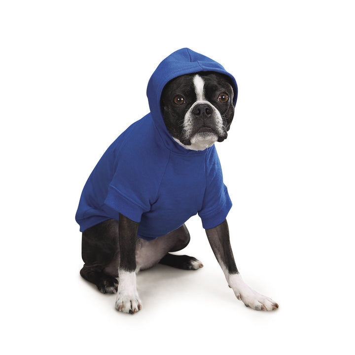 Zack & Zoey Basic Hoodie for Dogs, 16" Medium, Nautical Blue