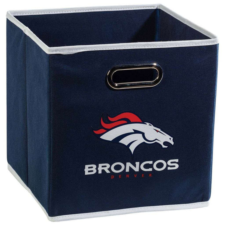 Franklin Sports NFL Storage Bins - Collapsible Cube Container + Storage Basket - NFL Office, Bedroom + Living Room Décor - 11"x11" Las Vegas Raiders