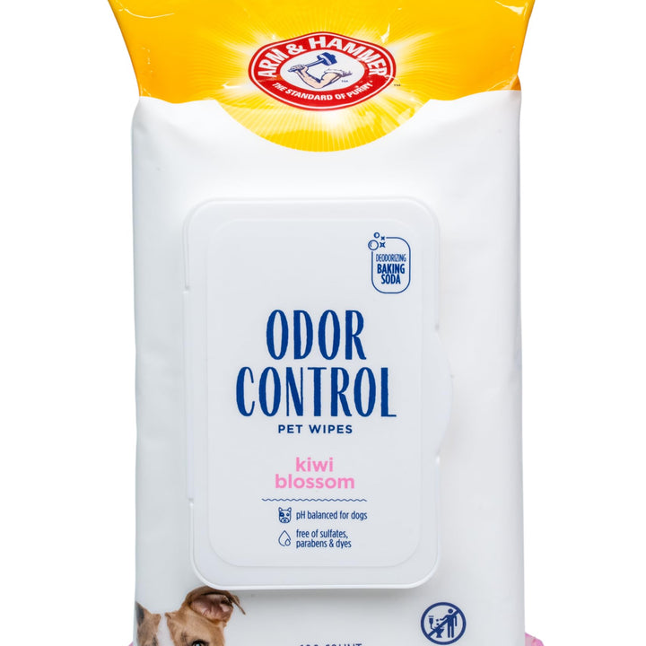 Arm & Hammer for Pets Heavy Duty Multipurpose Pet Bath Wipes | Dog Wipes Remove Odor & Refreshes Skin | Mango Scent, Dog Grooming Wipes for Pets (Pack of 12,1200 Count Total) Bathing Wipes 100 Count (Pack of 12)