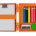 World's Smallest You Create Artist Drawing Kit. Miniature Creative Art Craft Set. Includes: 6 Color Pencils, Sharpener, Eraser, Pad, and Drawing Board/Easel.