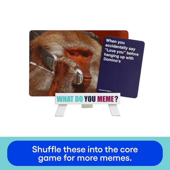 WHAT DO YOU MEME? Fresh Memes #2 Expansion Pack - Adult Card Games for Game Night from Expansion Pack #2