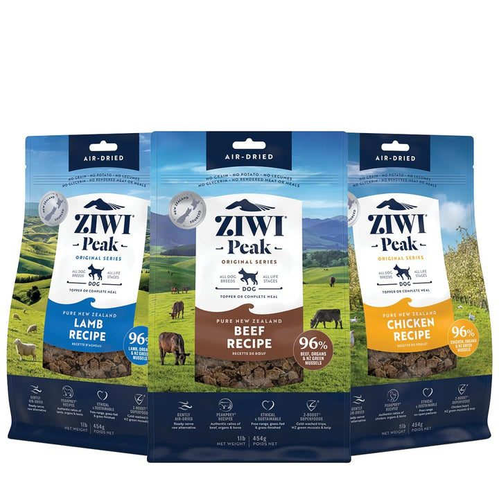 ZIWI Peak Air-Dried Dog Food – Tripe & Lamb - All Natural, High Protein, Grain Free, Limited Ingredient w/ Superfoods (35.2oz) 2.2 Pound (Pack of 1)