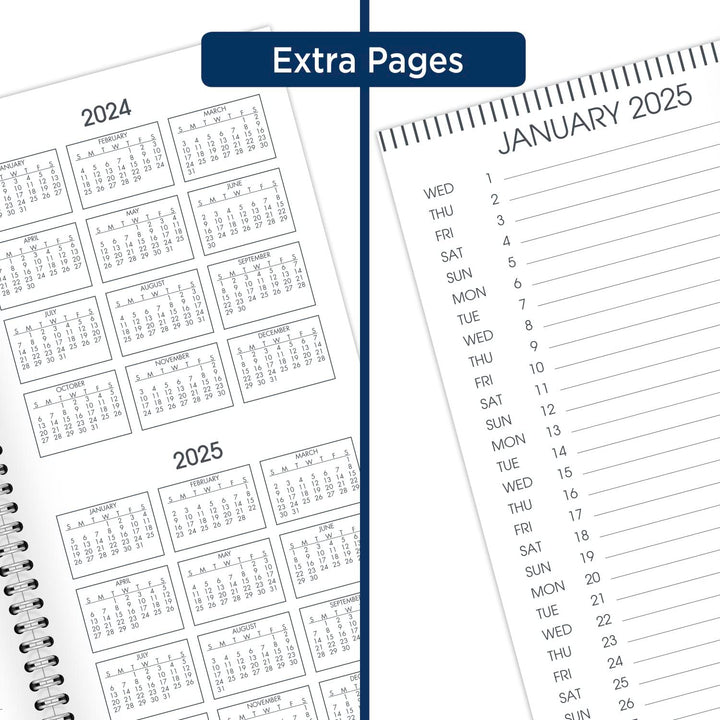 AT-A-GLANCE 2024 Weekly Appointment Book Planner Refill for 70-008, 3-1/4" x 6-1/4", Pocket Size (709041024) 2024 Old Edition