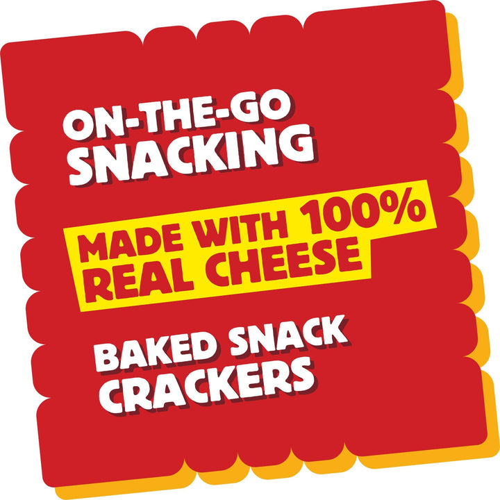 Cheez-It Cheese Crackers, Baked Snack Crackers, Lunch Snacks, Family Size, Extra Cheesy, 21oz Box (1 Box) 1.31 Pound (Pack of 1)