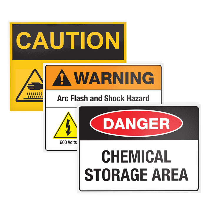 Avery Printable Warning Signs, 3.5" x 5", Water/Chemical Resistant, 60 Removable Labels (61514) 3.5" x 5" White