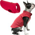 Gooby Fleece Vest Dog Sweater - Red, Small - Warm Pullover Fleece Dog Jacket with O-Ring Leash - Winter Small Dog Sweater Coat - Cold Weather Dog Clothes for Small Dogs Boy or Girl Small (Around 6-lb)