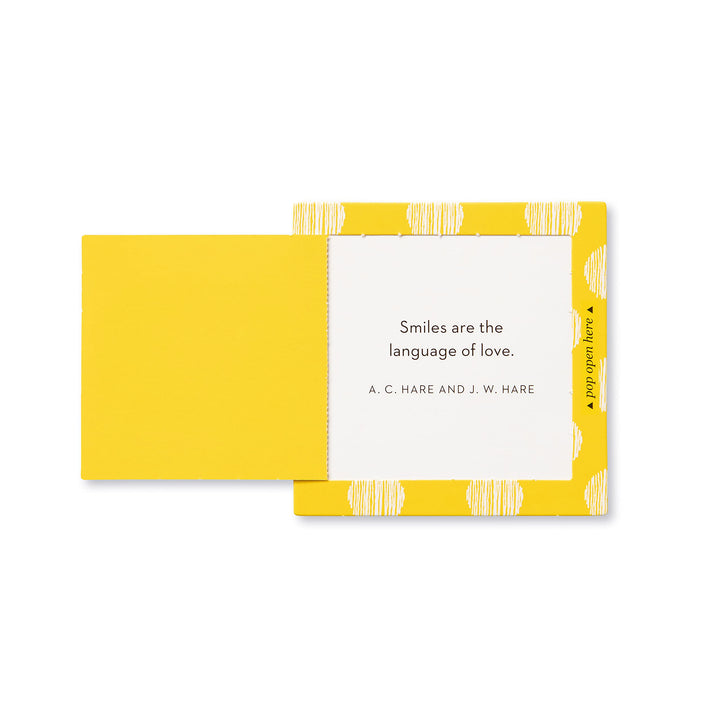 Compendium ThoughtFulls Pop-Open Cards — 2-Pack of Smile, Happy Day — 60 Pop-Open Cards, Each with a Different Message Inside 2-Pack - Smile and Happy Day