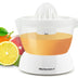 Elite Gourmet ETS-411 BPA-Free Electric Citrus Juicer Extractor: Compact Large Volume Pulp Control Oranges, Lemons, Limes, Grapefruits with Easy Pour Spout, 16 oz, White