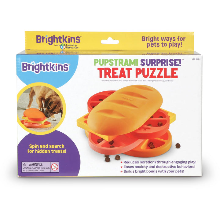 Brightkins Pupstrami Surprise! Treat Puzzle - Dog Puzzle Toys, Interactive Dog Toys, Gifts for Dogs