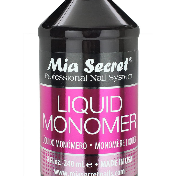 Mia Secret 8 oz / 240ml LIQUID MONOMER PROFESSIONAL ACRYLIC NAIL SYSTEM