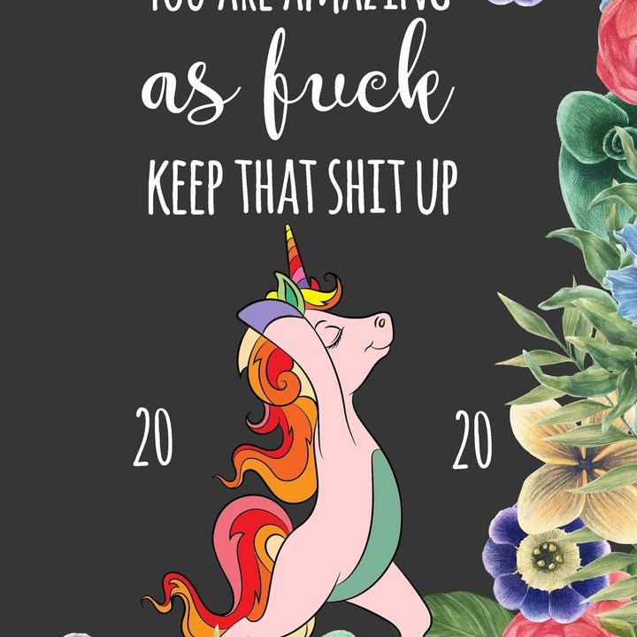 You are Amazing As Fuck Keep That Shit Up 2020: Funny Swear Word Unicorn 2020 Planner Great Gift Idea For Queer, Gays,Transgender, Cis, Gender Fluid LGBTQ, 12 Months Planner, Monthly Calendar Planner